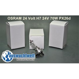 LKW H7 24V 70W Osram Abblendlicht Lampe Birne PX26D 10 Stck in Industrieverpackung