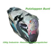 10Kg Putzlappen Bunt, Putztcher Baumwolle Industrie- und...