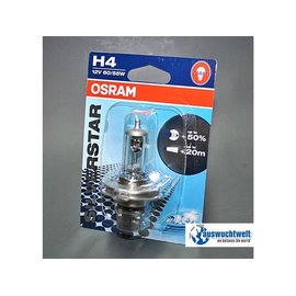 Lampe H4 12V 60/55W + 50% Silverstar von Osram 1Stck