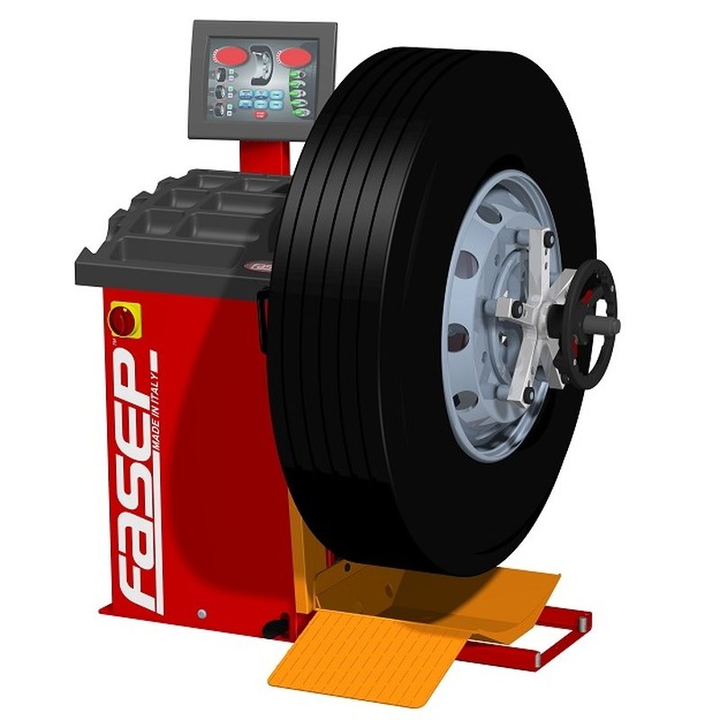 Auto & LKW Tragbare Auswuchtmaschine Naben/Rad Reifen Balancer Reifenwuchtmaschine Auswuchtgerät Set für 1 bis 4 Zoll Naben 