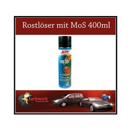 APP WB 30 Spray 
Rostlser mit Molybdn Hydrogensulfat MoS2 400ml